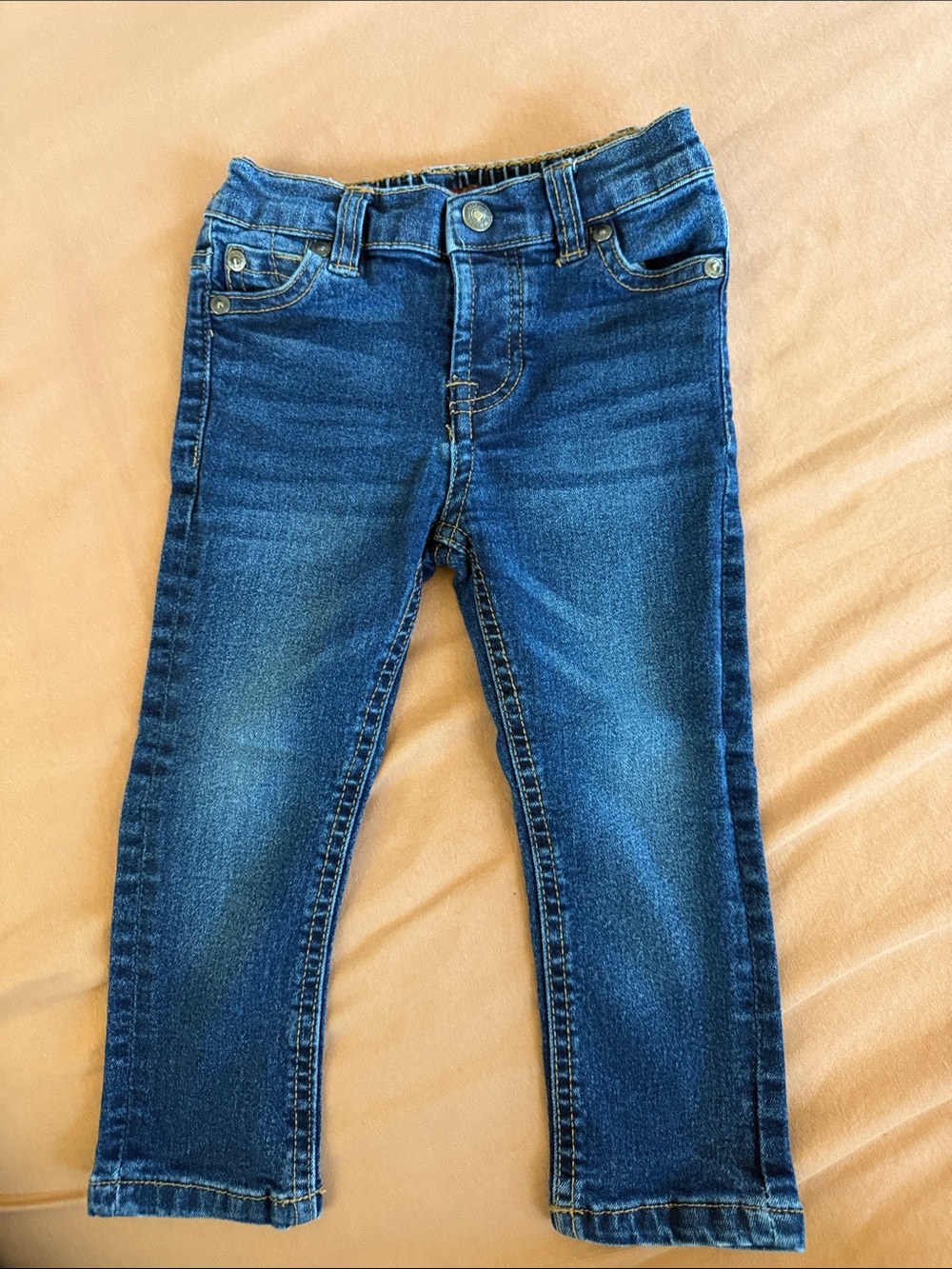 7 For All Mankind Kids Dark Blue Denim Jeans